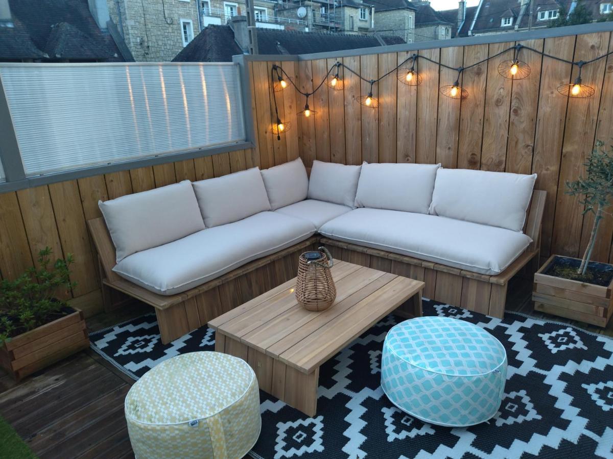 Cabane D'Arlette, Grande Terrasse En Centre-Ville Фалез Экстерьер фото